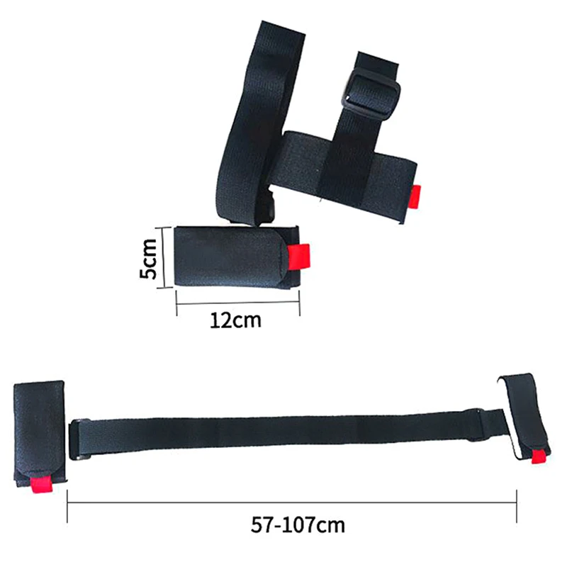 Sacos De Esqui De Nylon Ajustável, Pólo De Esqui, Portador De Mão De Ombro, Lash Handle Straps, Porter Hook, Loop Protection for Ski Snowboard