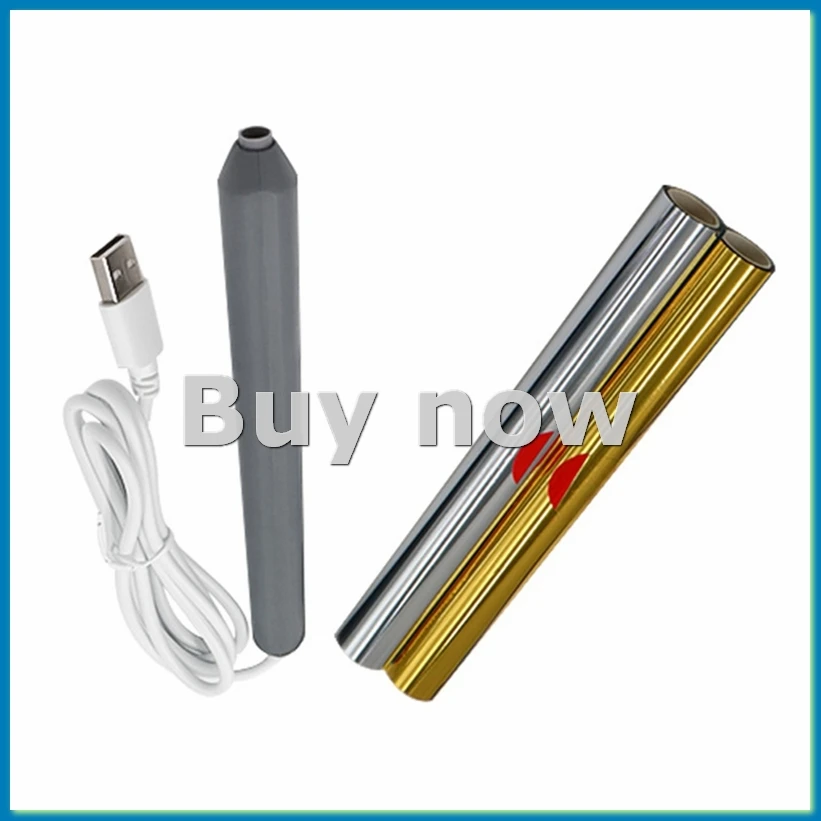 Usb Plug in Hot Heated Foil Pens Set Heat Foil Pen Gold Foil Hot Stamping Pen with Tip Hot Foil Roll Drawing Pen-A44I