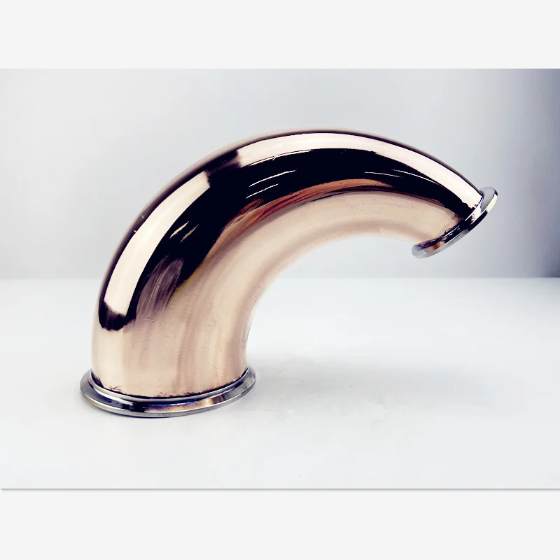 Cotovelo Sanitário de Cobre 102 mm Od119 251 mm Od64 mm Tubulação de Cobre de 135 Graus
