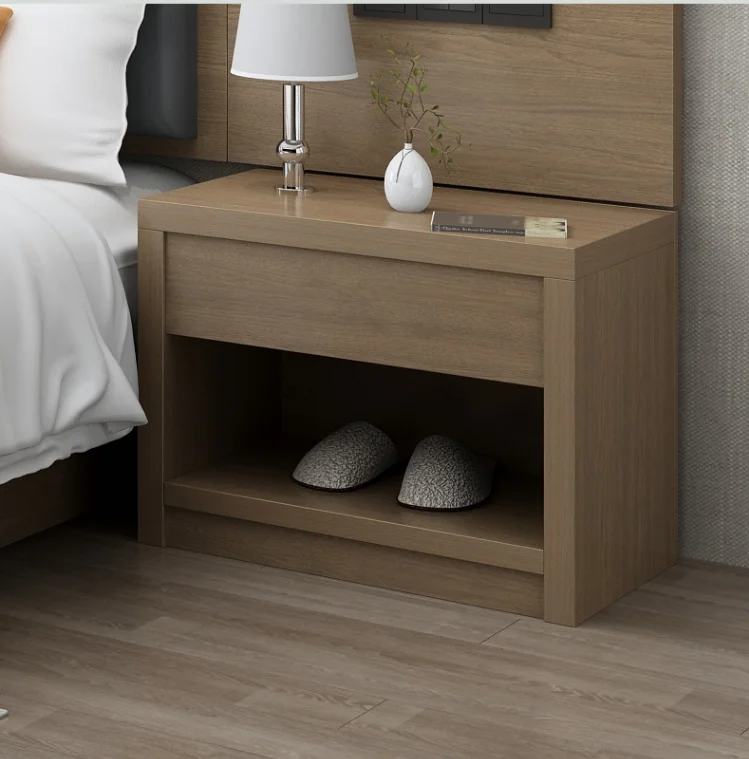 !@Factory Wholesale Nordic Design Modern Solid Wood Luxury Bedside Table Nightstand Side Table  Hotel  Nightstand Beside Table