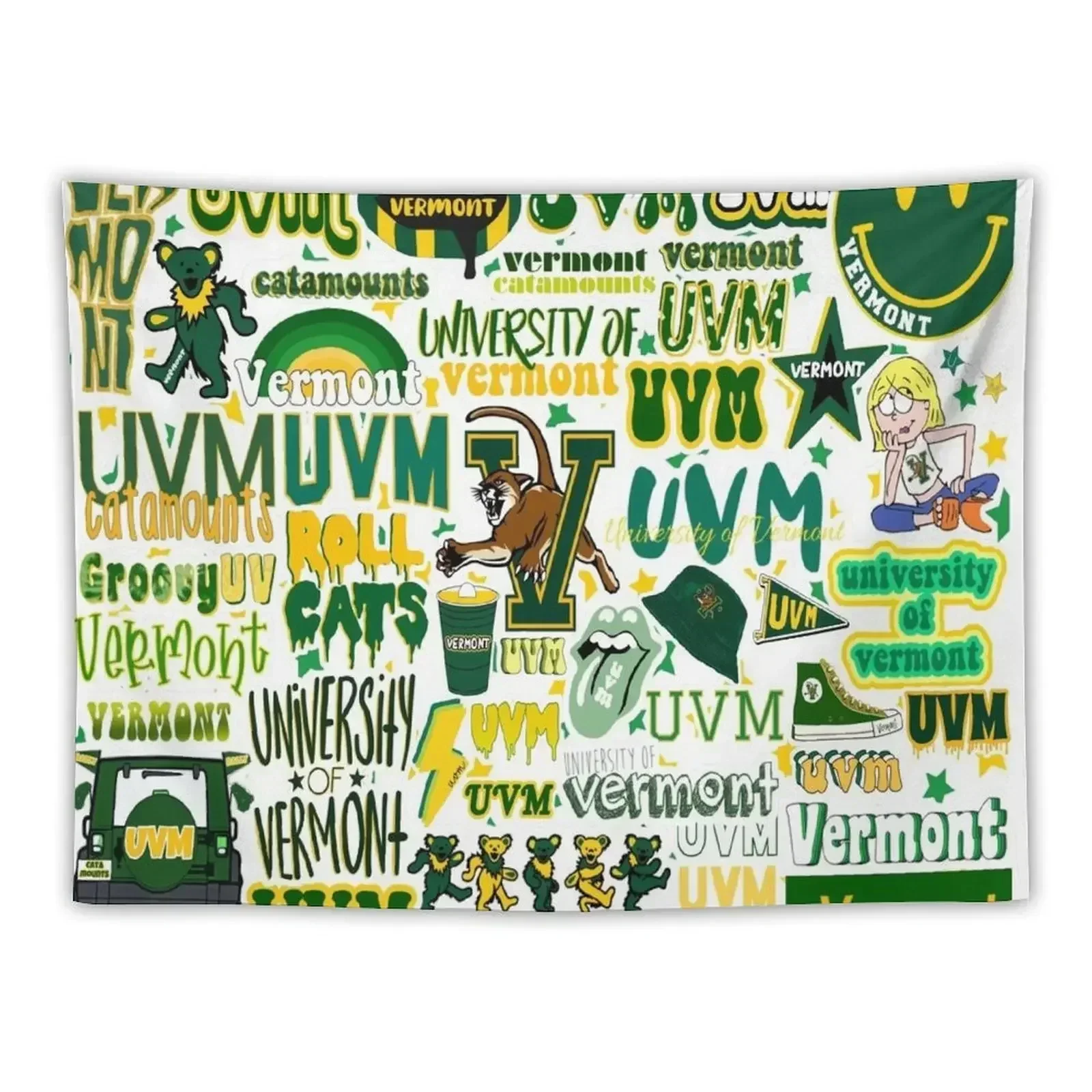 

UVM Design Tapestry Decorative Wall Murals Bedroom Decor Aesthetic Home Decoration Accessories Tapestry