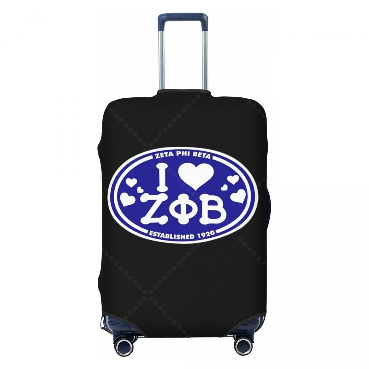 Zeta Phi Beta غطاء الأمتعة حقيبة حامي رشاقته مرونة الغبار مغطاة المضادة للخدش واقية 18-32 بوصة