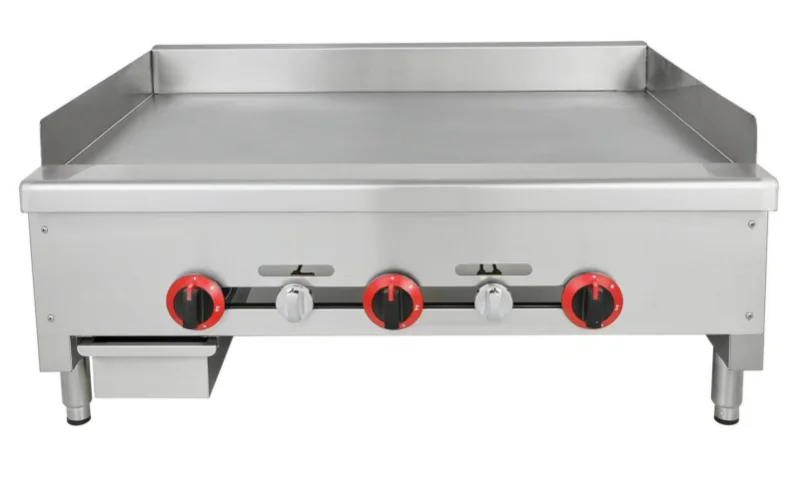 Good Price Commercial Stainless Steel Hot Plate BBQ Grill Gas Griddle Grill Countertop Gas Griddle for Sale