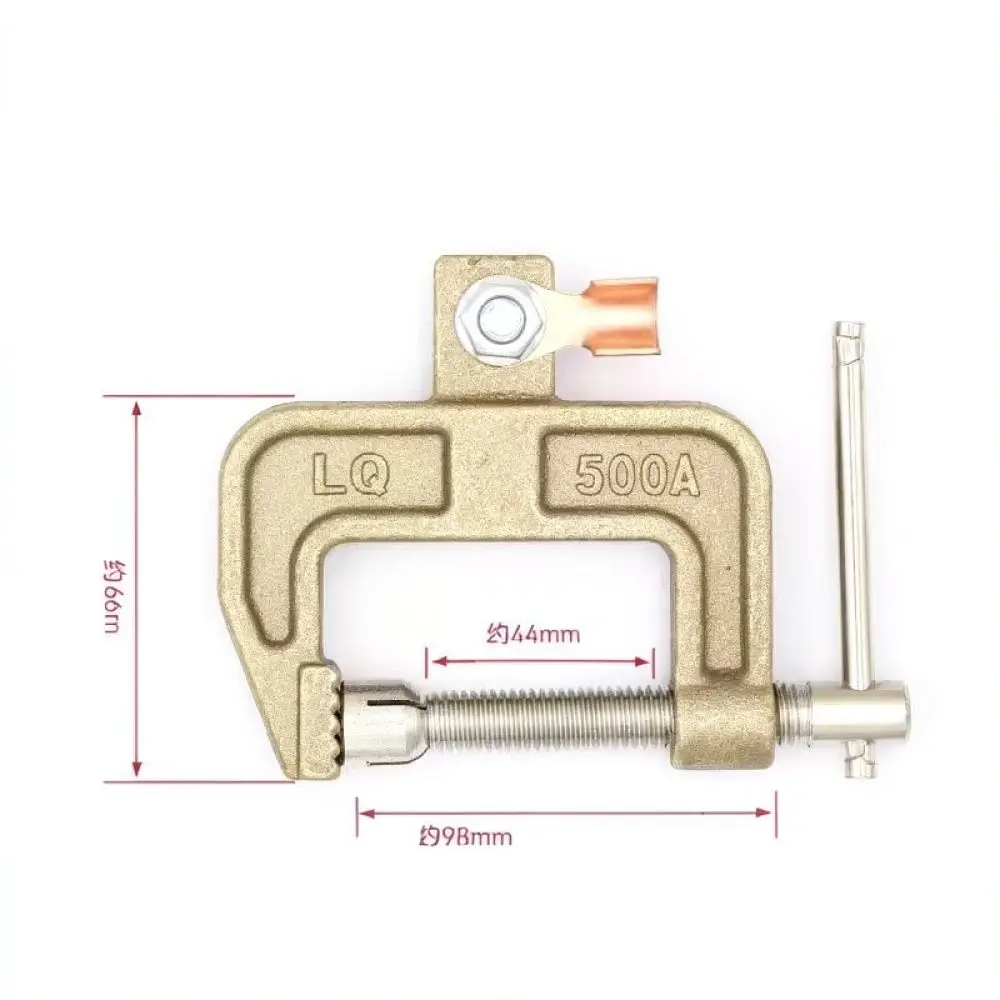 A Type Copper Welding Earth Connector For Arc Machine 300A 500A 800A Durable Industrial Metal Grounding Clamp Repair Tool