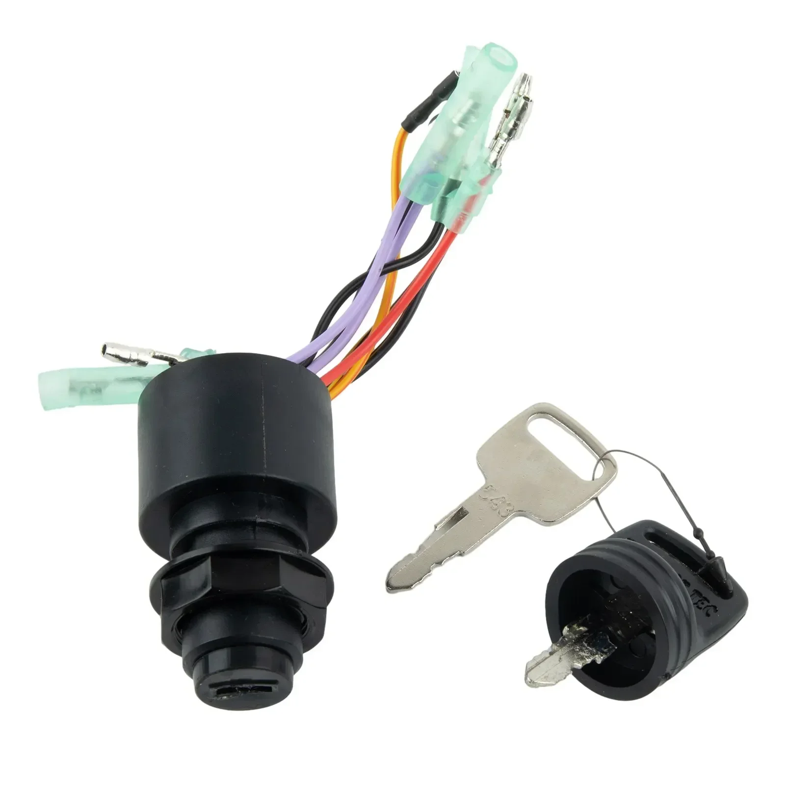 Practical High Quality Ignition Key Switch Parts Motors Outboard 3 Position 87-17009A5 Accessories Black Engine