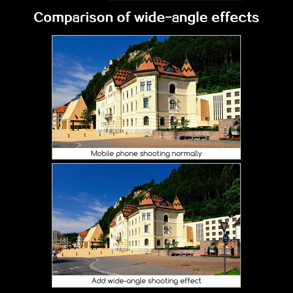 Universal Clip-On Phone Lens 2 In 1 Clip-on Lens Kit For Vlogging