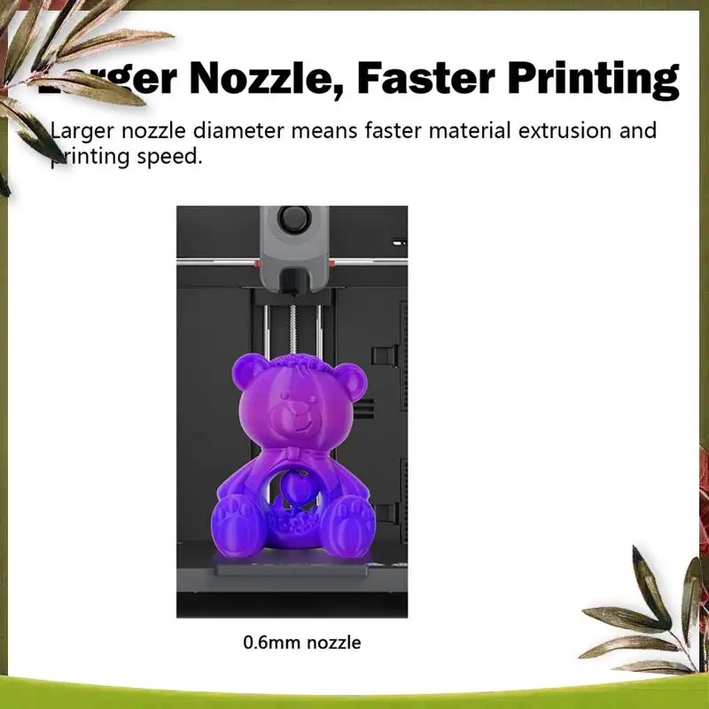 

New-0.6Mm Nozzle Hotend Kit For Adventurer 5M Quick-Detachable Hot End For Adventurer 5M Pro Hardened