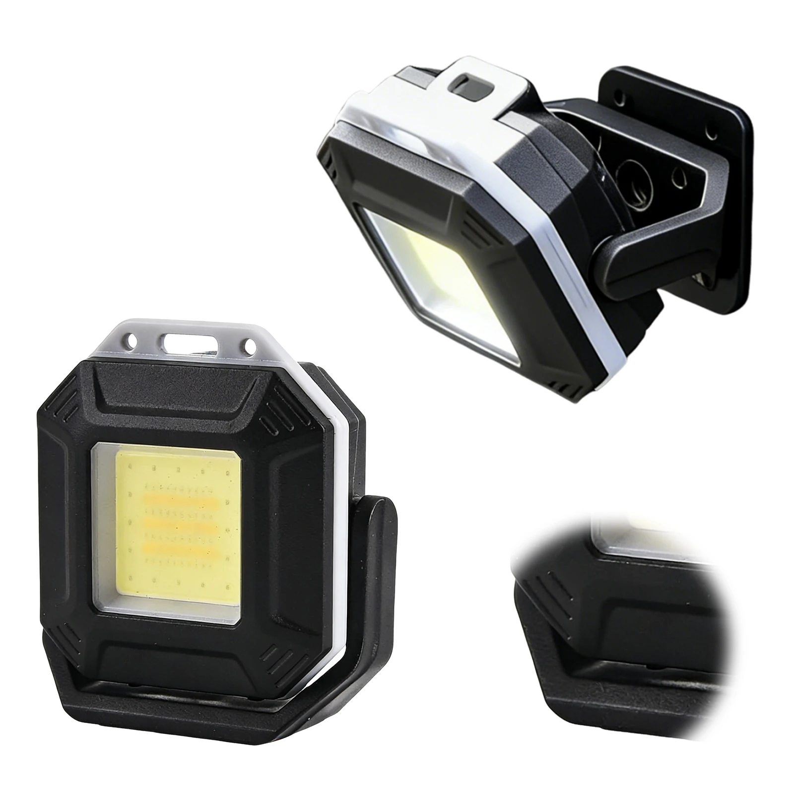 Mini LED Working Light IPX4 Waterproof Multifunctional Tent Lamp 4 Lighting Modes Rechargeable Camping Torch for Car Inspection