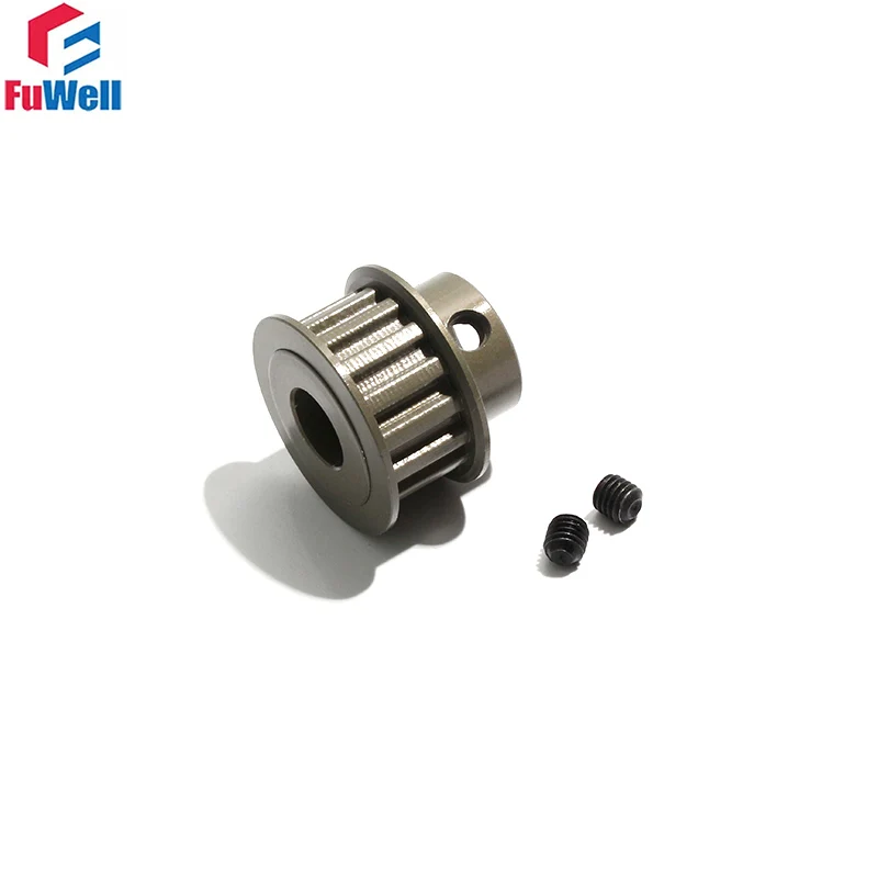 Teeth Pitch 5.08mm Hard Anodized XL22 Tooth/T Groove Width 11mm BF Type XL Keyway Timing Pulley 6/8/10/12/14/15mm