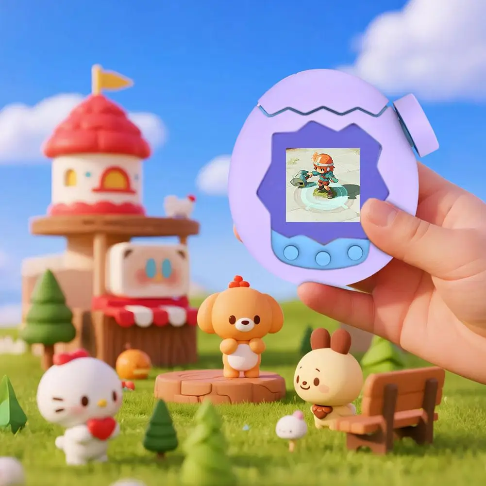 لـ Tamagotchi Paradise 360 °   غطاء حماية من السيليكون للحيوانات الأليفة الإلكترونية، مقبض محمول مقاوم للماء والسقوط