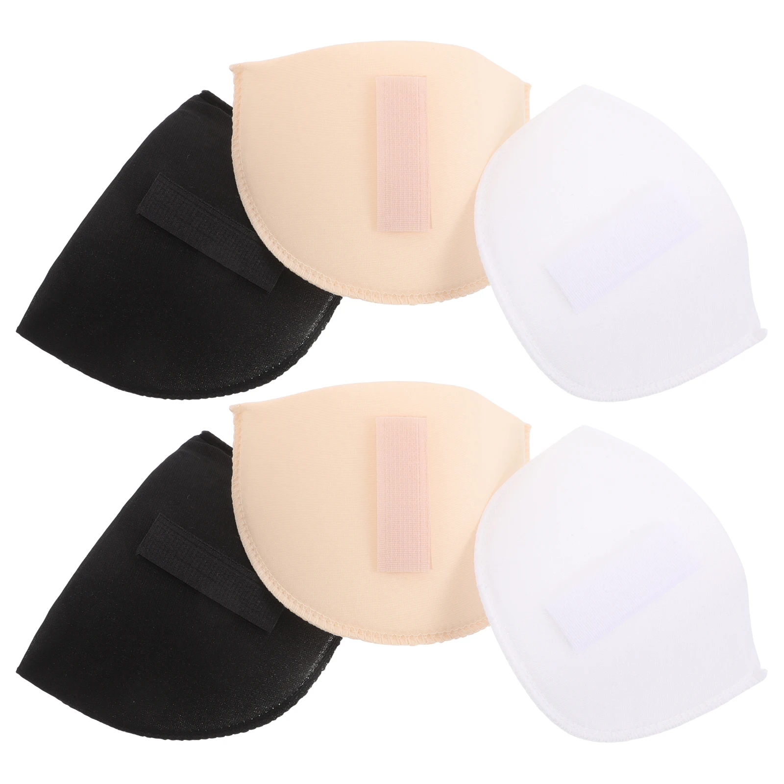 

6pcs Shoulder Pads Women Soft Sponge Anti-Slip Inserts Thickened Design Pads For Suits Coats Invisible