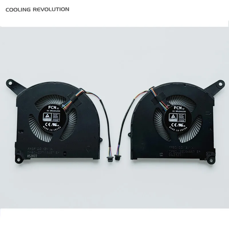 

New Original Laptop CPU GPU Cooling Fan For Gigabyte Aero 16 17 YE5 XE5 RP86 RP87 RP86YE5 RP87YE FP2D FP2F 12V 1A