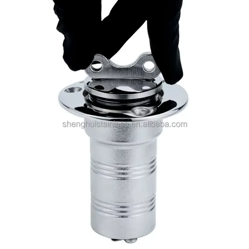 Water Waste Diesel Gas Tank Shenghui Deck Filling 38mm 50mm Fuel Factory Export Casting Mirror Reflection