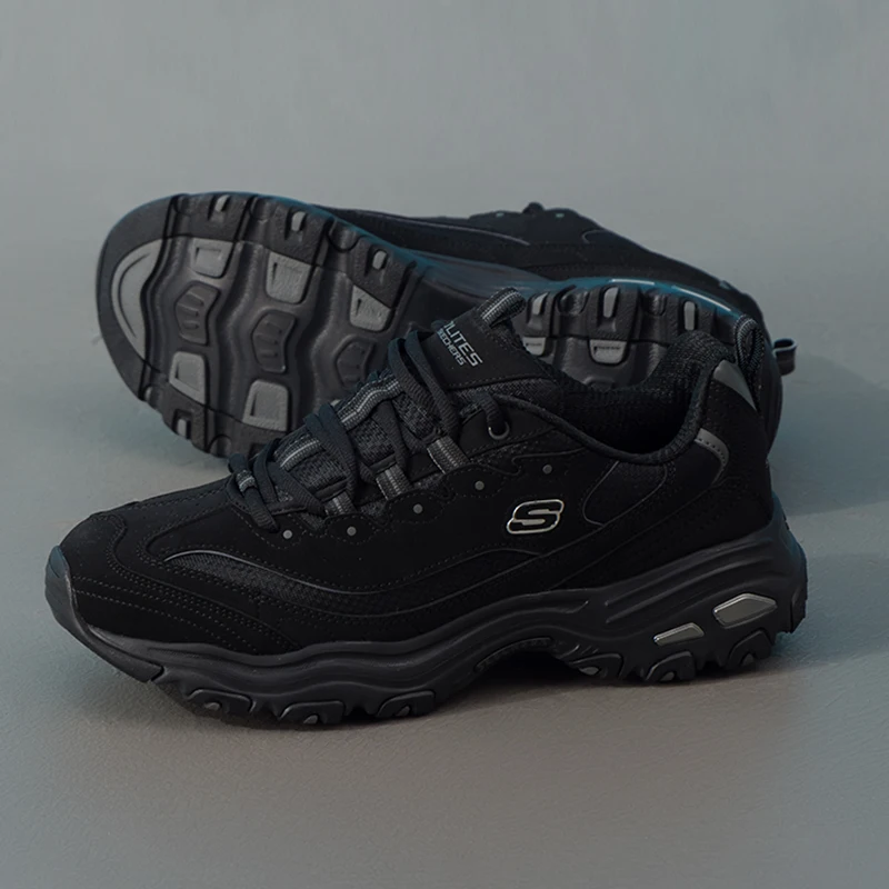 

Skechers Men's Shoes D'Lites Sneakers Panda Shoes Thick-Soled Trendy Fashion Dad Shoes 52675-Bbk