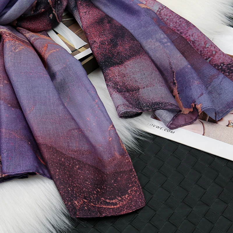 라마단 무슬림 신상 프린트 히잡 여성 스카프 보헤미안 소프트 이슬람 히잡스 풀라드 여성 숄 랩 부판다 헤드스카프