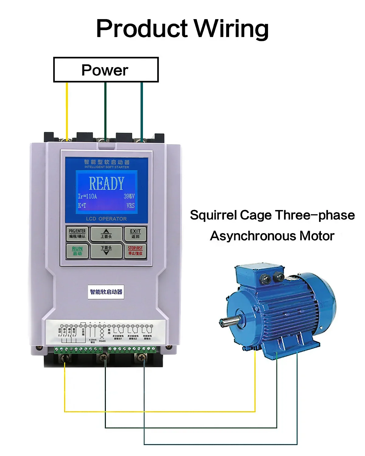 Imagem -06 - Soft Starter para o Motor da Bomba de Água Reduzir a Tensão Fases Srq600011 15 18.5 22kw 30kw 37kw 45kw 55kw 75kw Fabricação