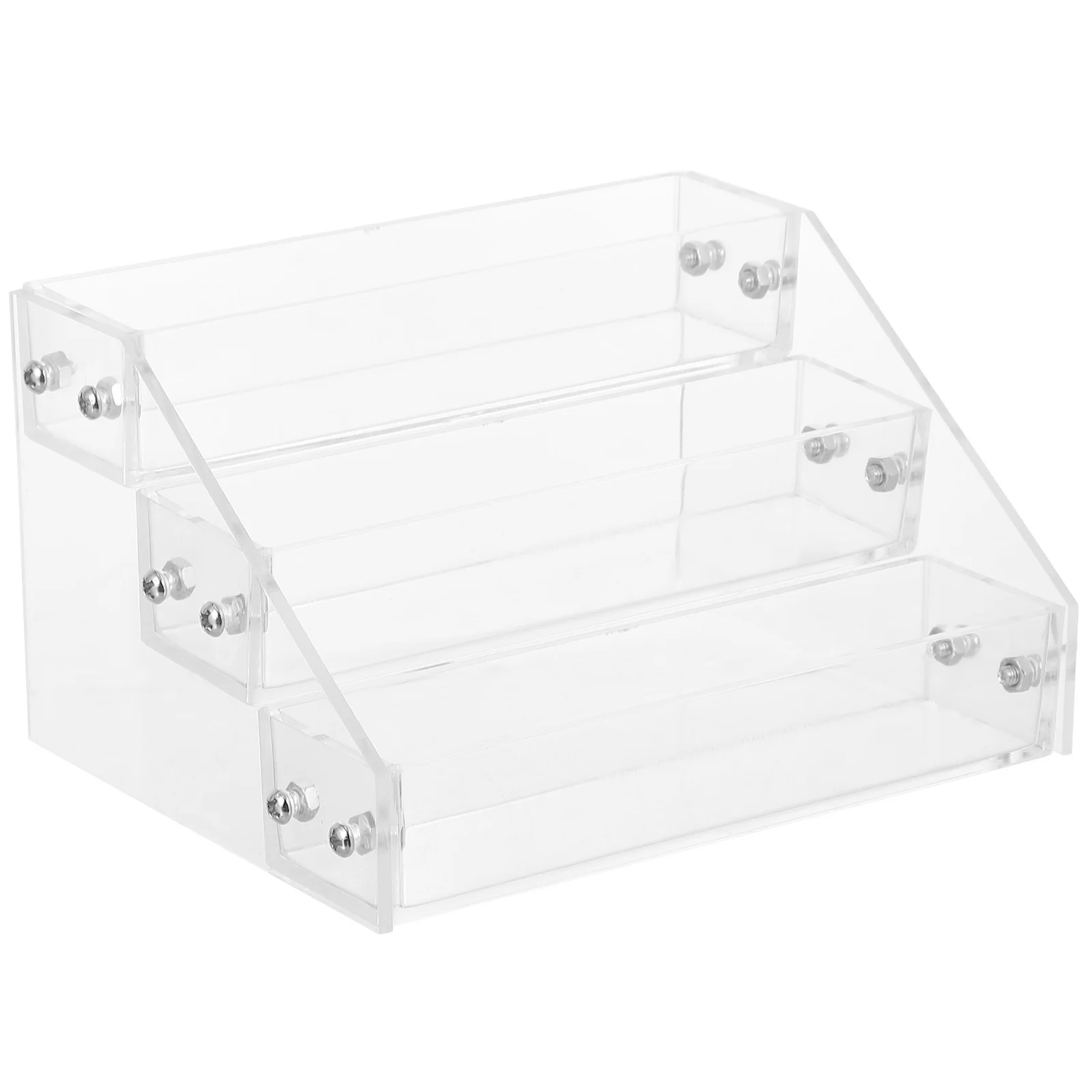 

Nail Polish Organizer Multi-Layer Display Rack Clear Design Fashionable Makeup Station Decor Nail Polish Shelf