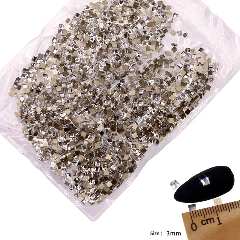 VDD P501-P540 Großhandel 1440 Stück Glas-Kristall-Strasssteine mit flacher Rückseite, Glitzersteine für Nagelkunst, DIY-Bastelarbeiten und Dekoration – Detail 7
