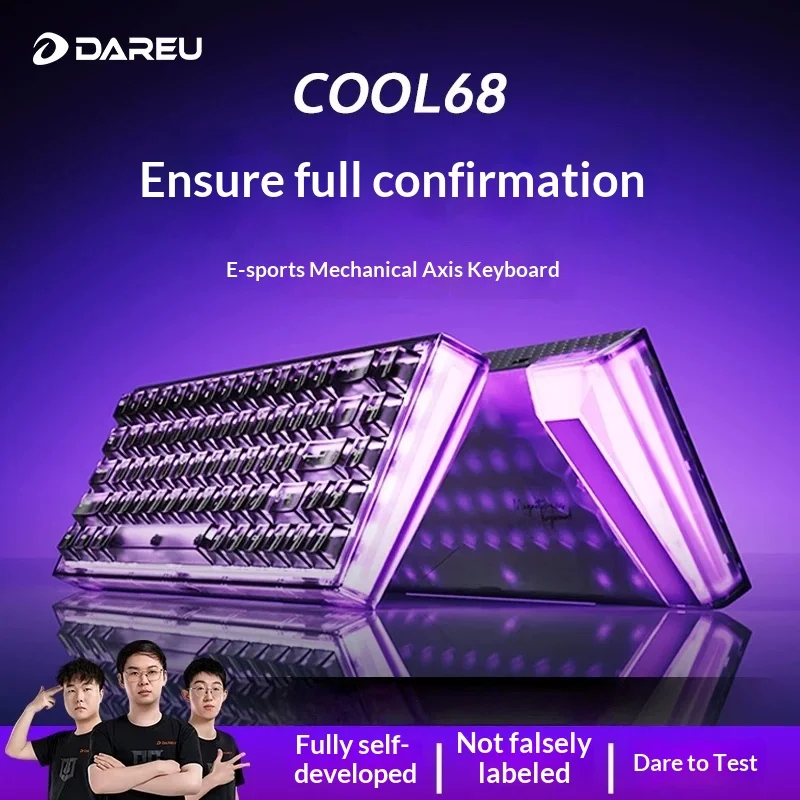 

Dareu Cool68 Magnetic Switch Gaming Keyboard Wired Low Latency For Esports Valorant Force Professional Gamers