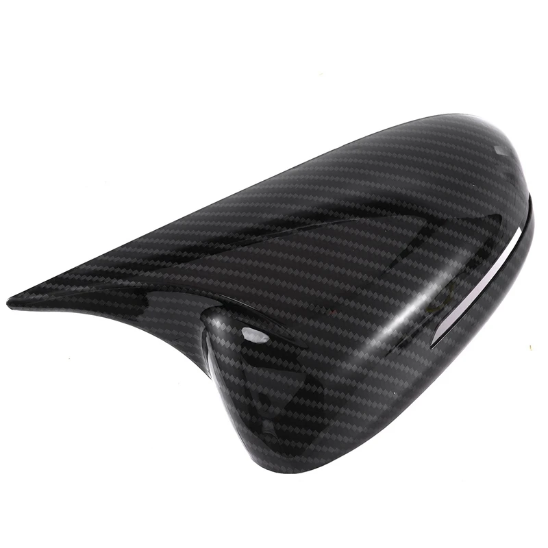 

4X Carbon Fiber Rear View Mirror Housing Ox Horn Cover-Side Mirror Cover For Kia Optima K5 2011-2015