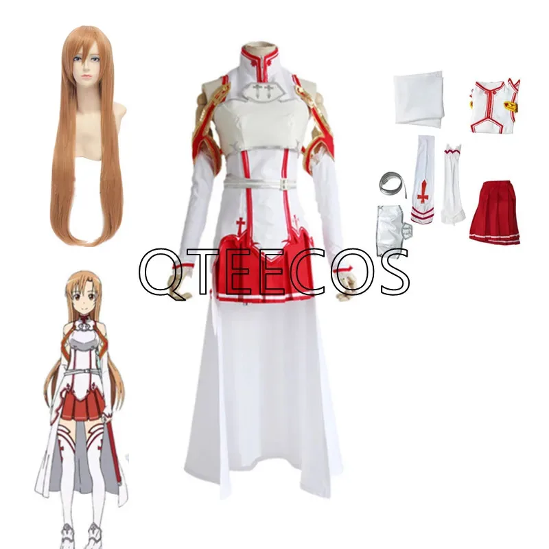 Nene 2025 Sword Art Online Asuna Yuuki Cosplay Anime Halloween Christmas Party Costume With Socks For Women view 2