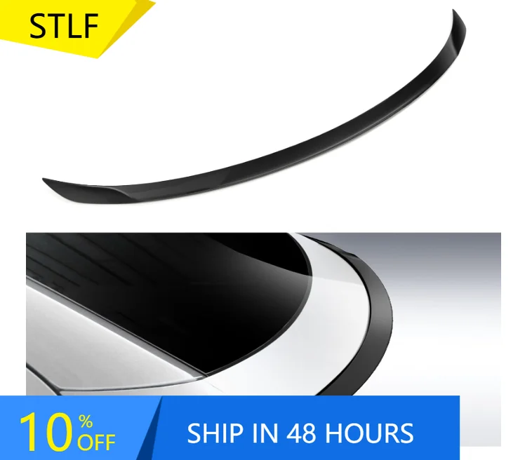 

STLFHigh Performance Dry Carbon Fiber Spoiler for Teslas Model 3YS P Version Pressure Wing Woven Technics Hot Sale Car Accessory
