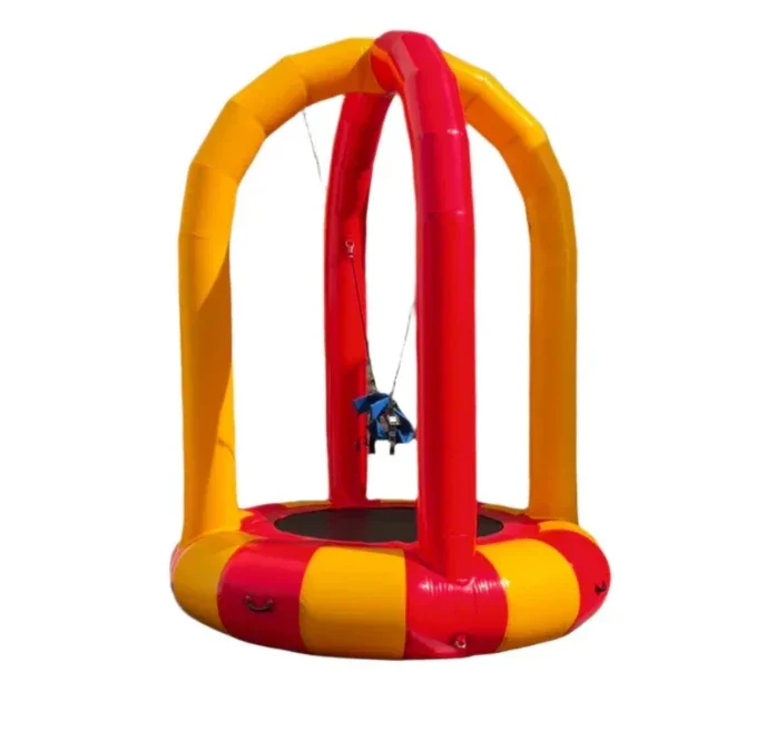 

Pvc Soft Exercise Bungee Kids Inflatable Bungee Jump Trampoline Hire for Party