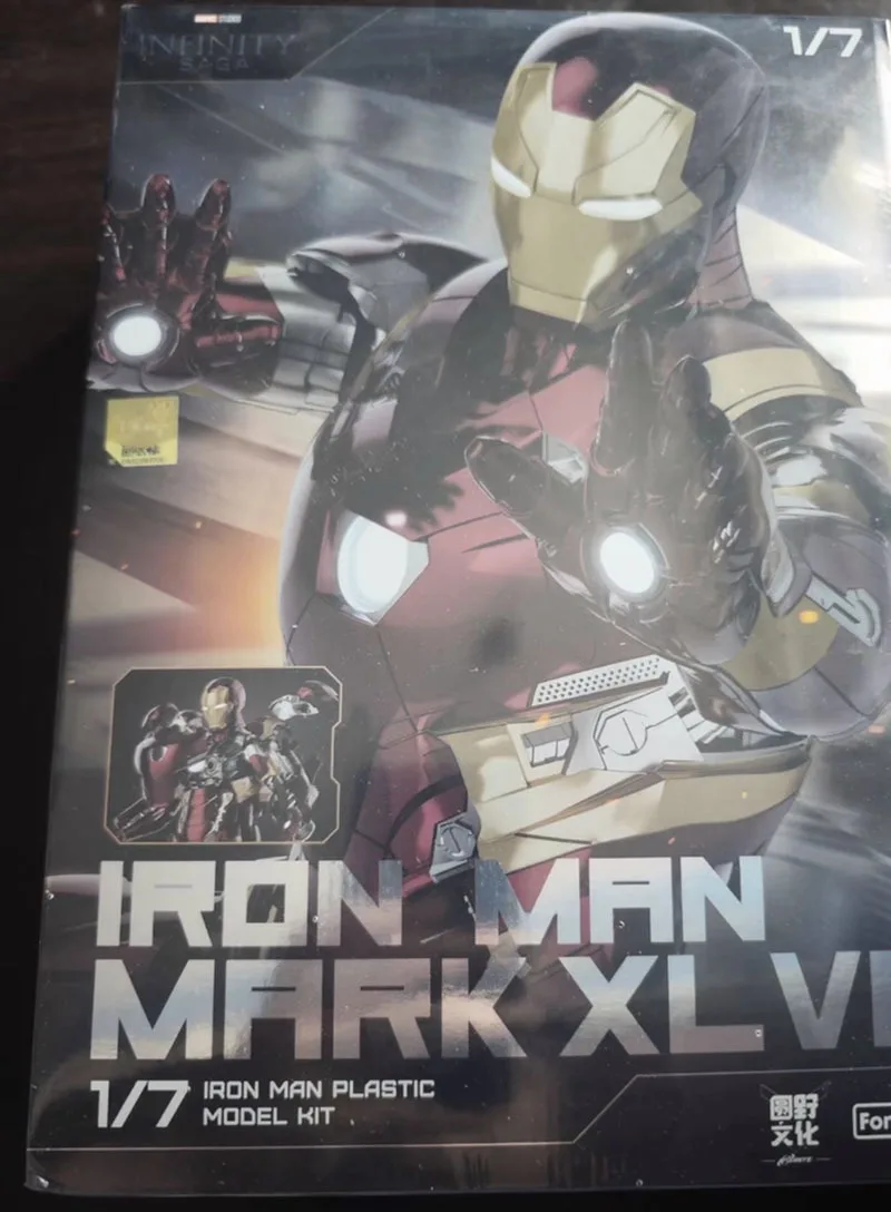 Ironman Figure Anime Iron Man Action Figuras 26cm Manga Figurine ML Legends GK Statue Model Ornaments Toys Gift for Children