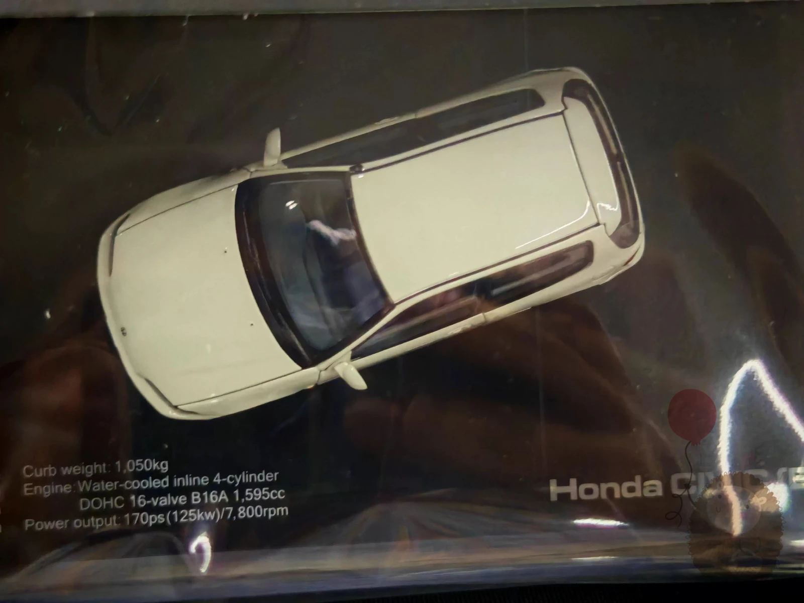 

Модель автомобиля Honda Civic EG6 SIR II, масштаб 1:43, из литого металла, коллекционная, белая.