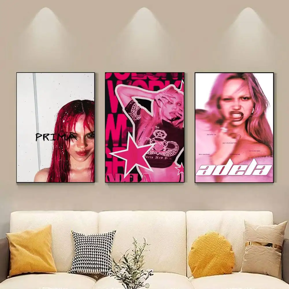 A-ADELA Ain t In LA Poster HD Self Adhesive Waterproof Wall Art Ideal for Home Office Dorm Gift