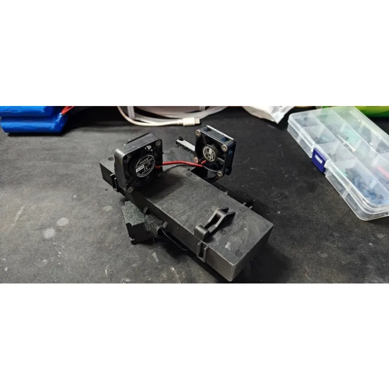 Receiver-Controlled On/Off Switch RC Cooling Fan for Yikong YK4061 1/6 Scale LCG Rock Crawler, Plug-and-Play Easy Install
