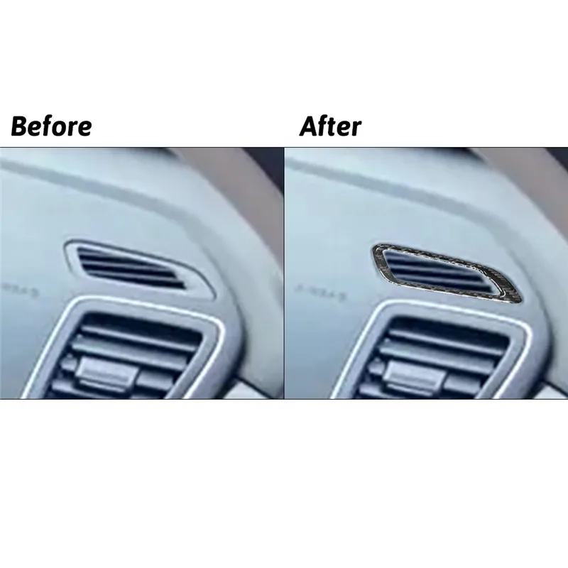 Car Instrument Demister Vents Decoration Stickers For Kia Cadenza 2014 2015 2016 Interior Carbon Fiber Cover Trim Accessories image 4