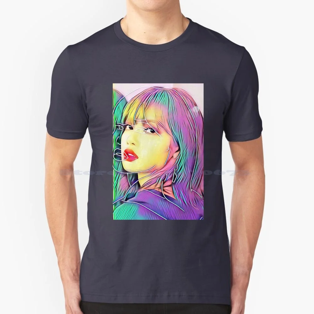 Lisa Colored Painted Case , Tshirt , Mug T Shirt 100% Cotton Tee Lisa Kpop Cellphone Cases Cute Funny Birthday Boys Girls Woman