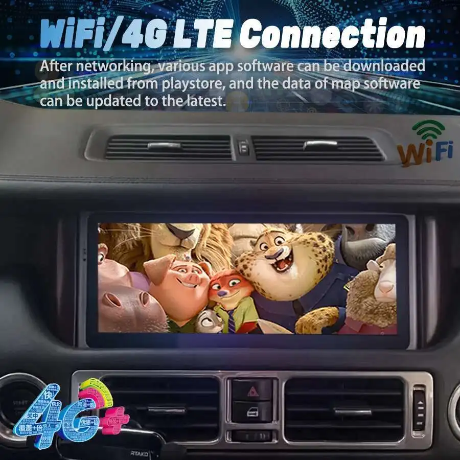 أندرويد 14 ستيريو نظام تحديد المواقع والملاحة Carplay 10.25 بوصة راديو السيارة لاند رينج روفر V8 L322 2002-2004 مشغل فيديو الوسائط المتعددة