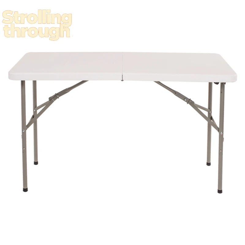 

Outdoor folding table Portable rectangular stall table Household simple long table Learning and eating small dining
