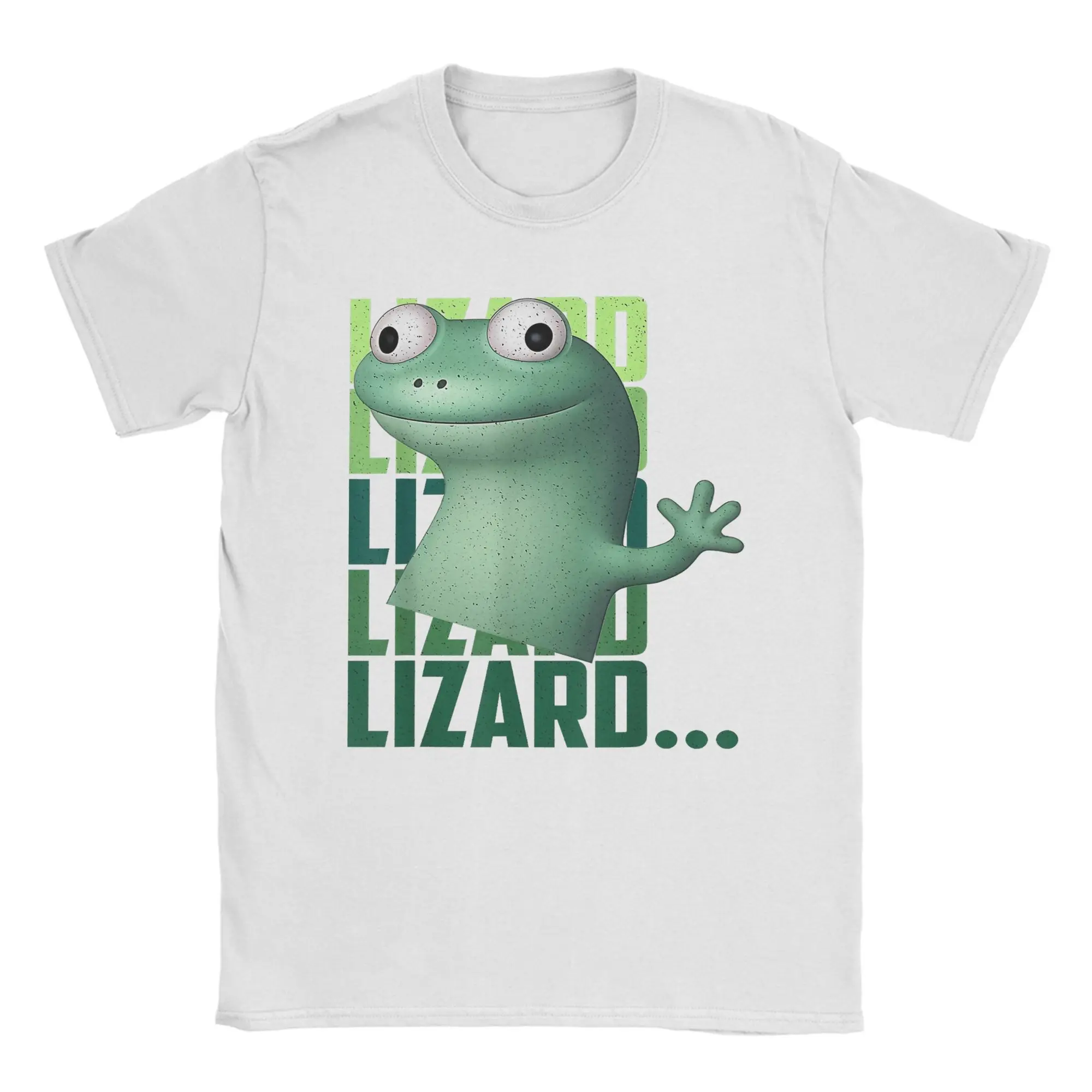 Casual Weirdcore Tom Lizard Lizard Lizard T-Shirts Men Women Crewneck Cotton T Shirts Hoppers Short Sleeve Tee Shirt Summer Tops