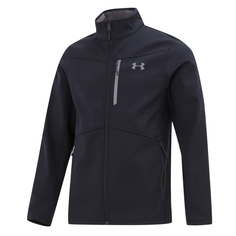 

Under Armour Мужская модная спортивная куртка с воротником-стойкой Уличная ветрозащитная клетчатая куртка для фитнеса 1321438-001