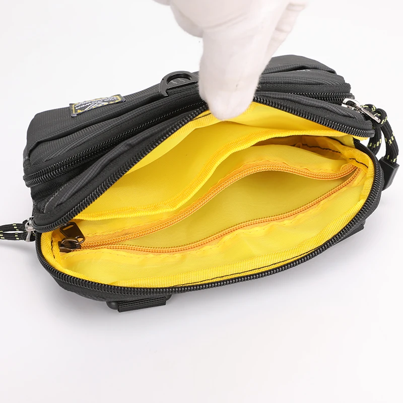 Men's Fashion Waist Pack Waterproof Nylon Outdoor Fitness Sport Man Leisure Shoulder Bags Male Light Crossbody Bags Mini Bags