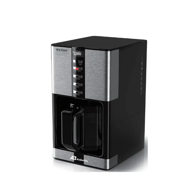 900W 12-Cup Programmable Drip Coffee Maker with Strong Brew Mode,1.8L Glass Carafe, Keep Warm & Auto Off, Digital Timer