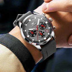 OLEVS Fashion Watch For Men Top brand Luxury Military Waterproof Men Watch Casual Sports Chronograph Wristwatches reloj hombre