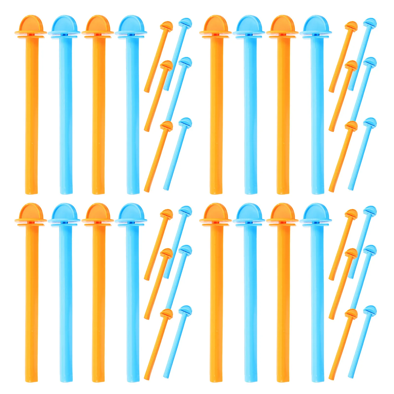 40Pcs Bird Cage Perches Universal Plastic Perch Stand Removable Resting Exercise Platform for Parakeets Cockatiels Parrots