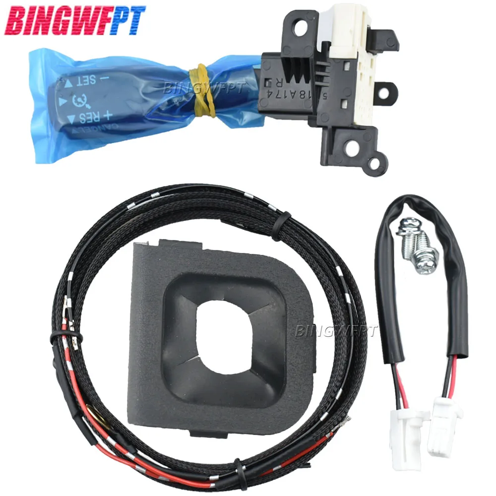 1Set Cruise Control Switch 84632-34011 84632-0F010 Steering Wheel Cover 45186-0F050-C0 45186-0F050-E0 For Toyota E'Z 2011-2016