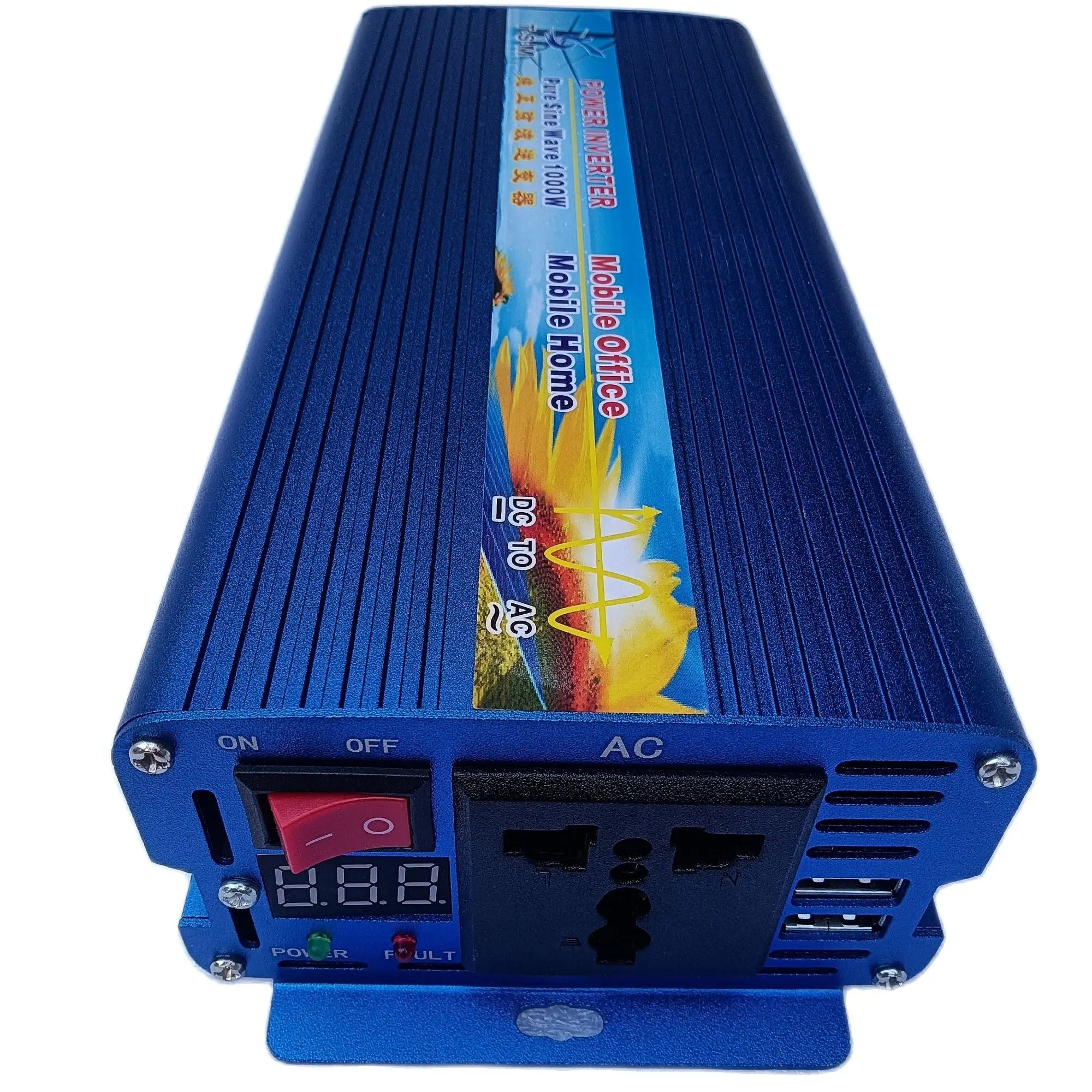 

1000W pure sine wave Peak Power 2000W DC 36V TO AC 220V 50HZ inverter with Digital Display