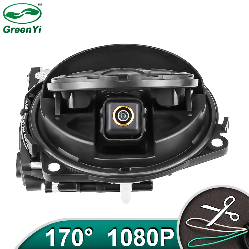 170° AHD 1080P Flip Emblem Rear View Reverse Backup Camera For VW Golf 6/7/8 Polo CC Beetle Magotan B6 B7 B8 EOS T-roc Passat