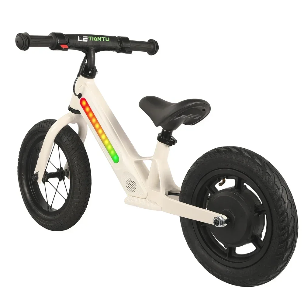 24V 180W electric mini bike for kids with light and music 12 inch balance kids electric bikes