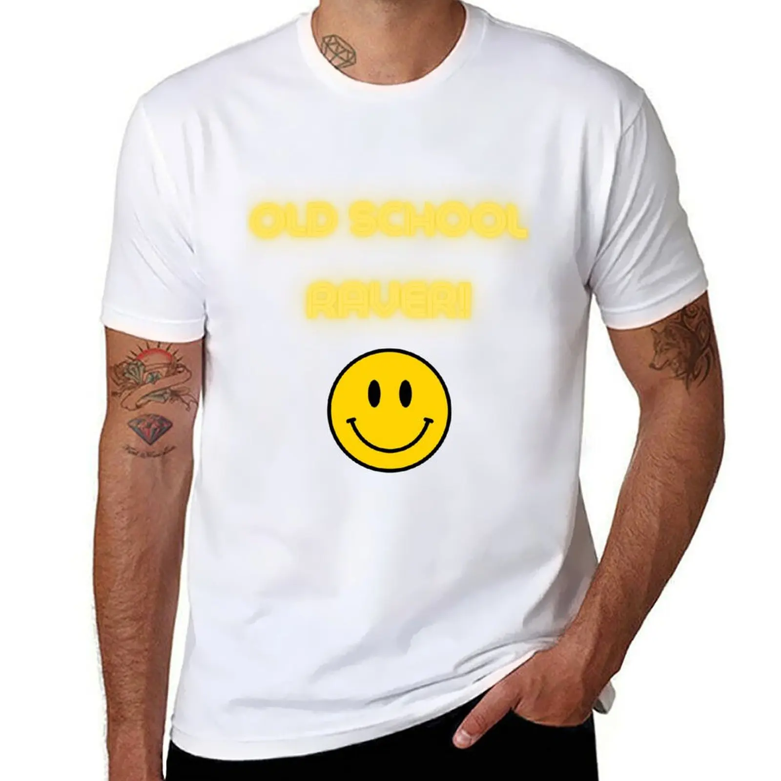 

Old School Raver T-Shirt Funny t-shirts Funny t-shirt anime shirts men