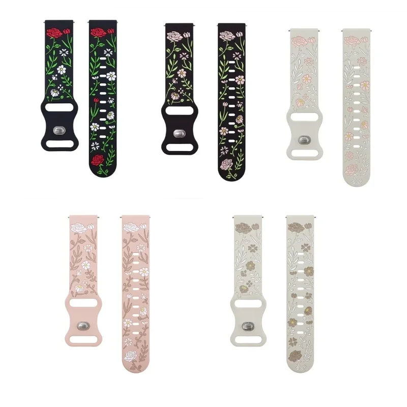 조절 가능한 편안한 실리콘 벨트 웨어러블 손목 스트랩 시계 용 유니osex 팔찌 7654 손목 대역 편안함 및 내구성