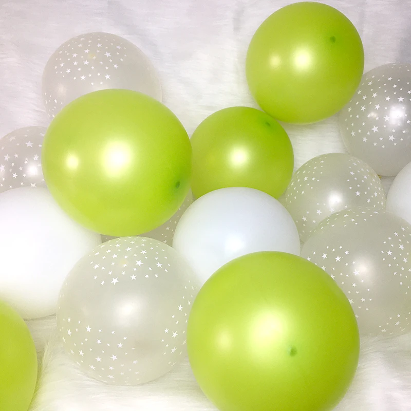 50pcs 12inch Pearl Balloons Pink White Ballon Happy Birthday Party Wedding Valentine's Day Decoration Baby Shower Globos Toys