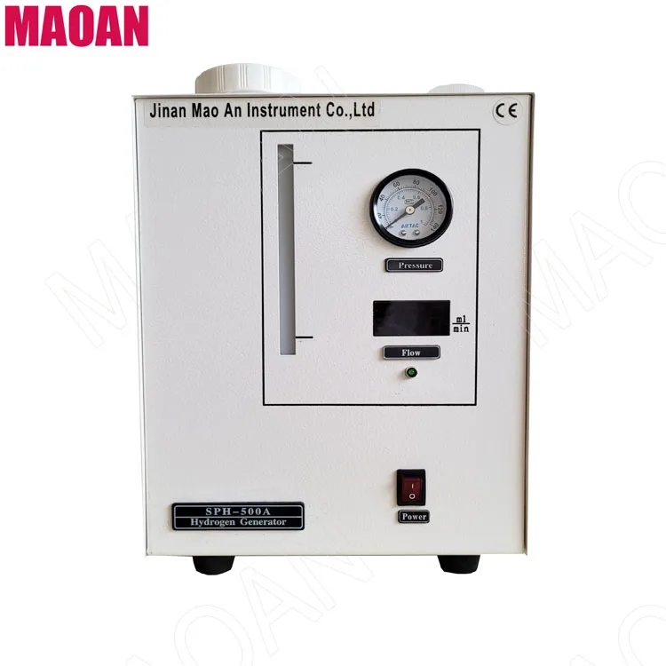 

SPH-500A Pure Hydrogen Gas Generator Alkaline Water Electrolysis Technology 0-500ml/min Flow Rate 99.999% Electrolytic Cell