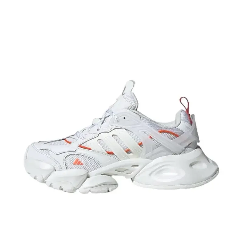 Adidas XLG Runner Deluxe Men's and Women's Silver Orange Round Head Light Sport Light Mecha Shoes Increasing Running Shoes